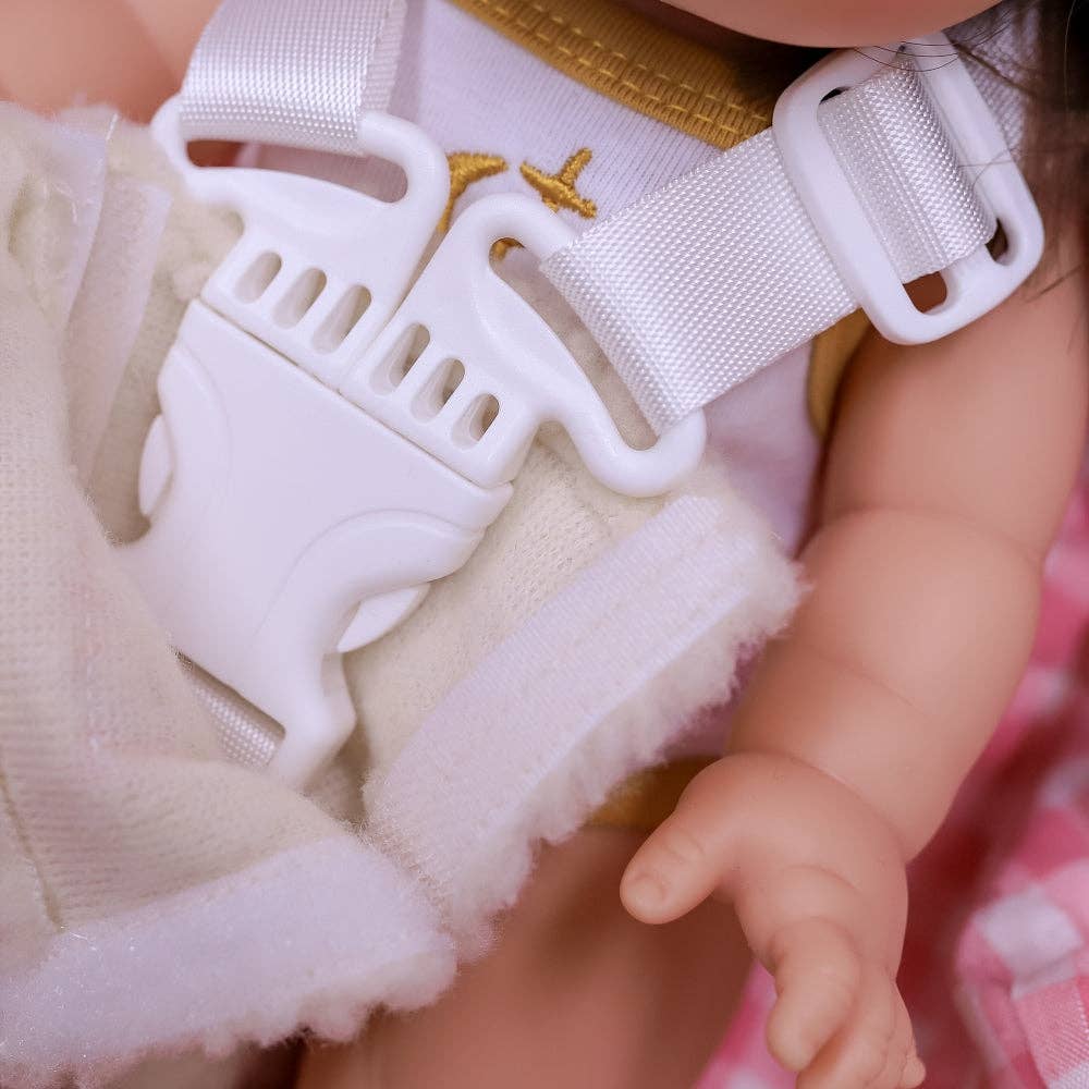 Tiny Harlow Doll's Car Seat Capsule - Sherpa