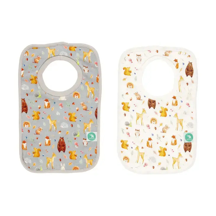 Pullover Head Bib 2pk - Forest