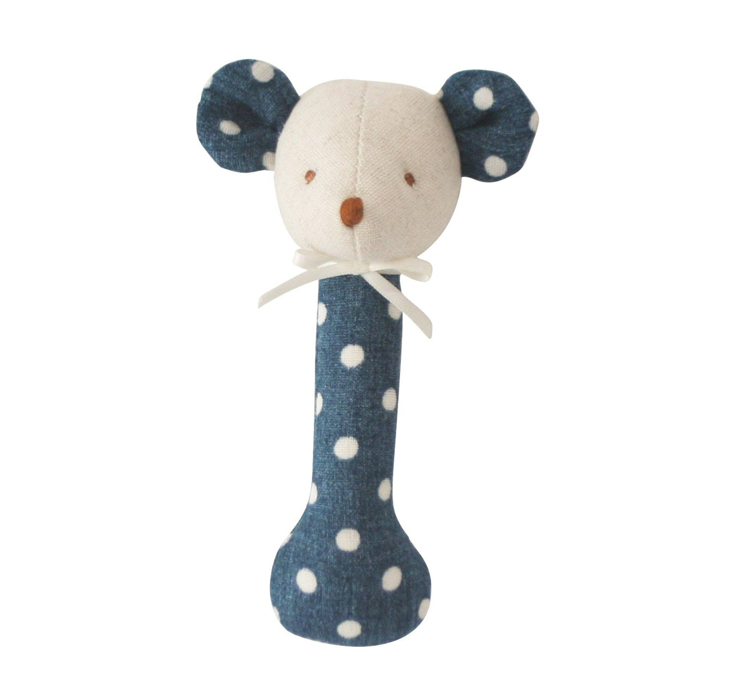 Mouse Stick Rattle - Ocean Blue