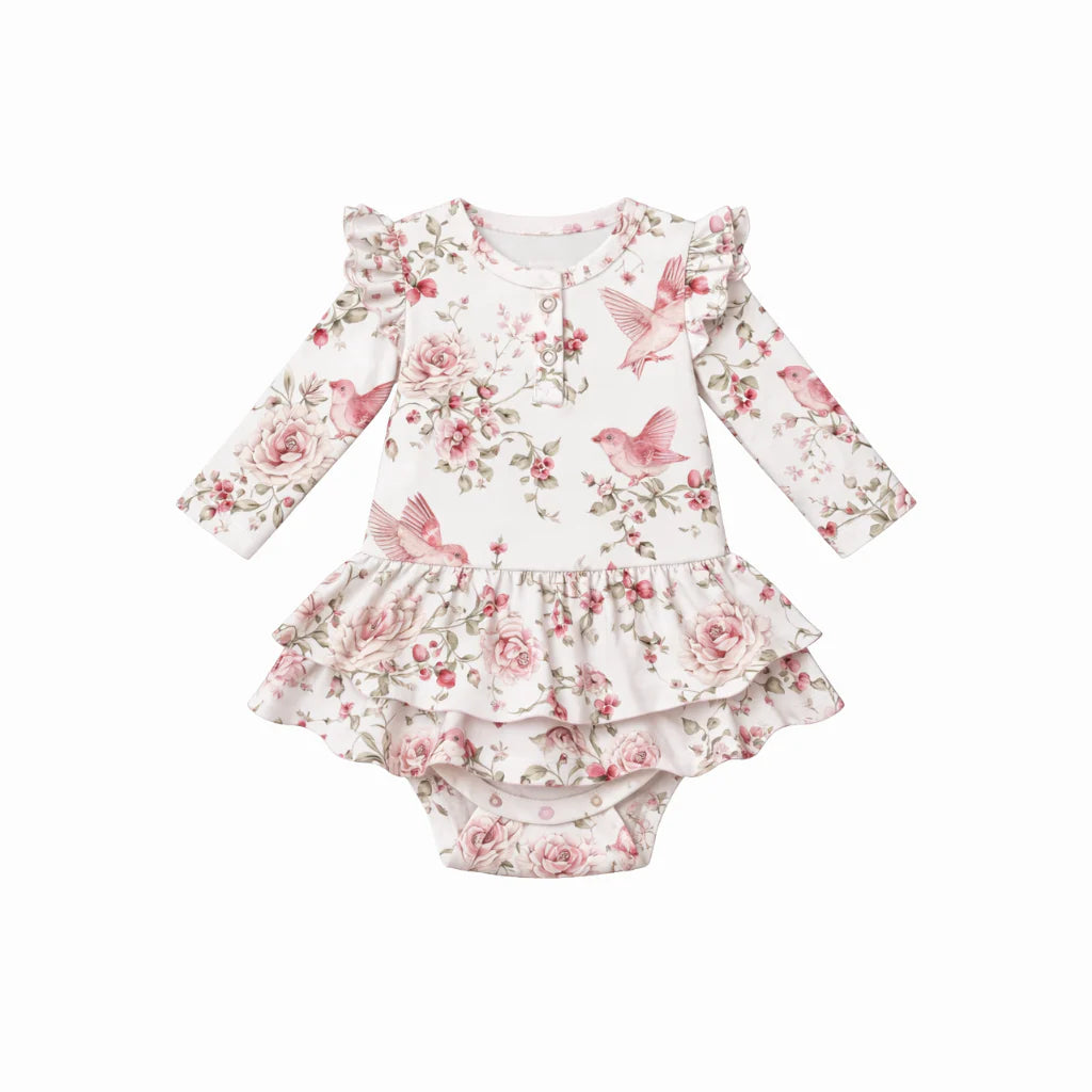 Bodysuit Dress - Rose Garden