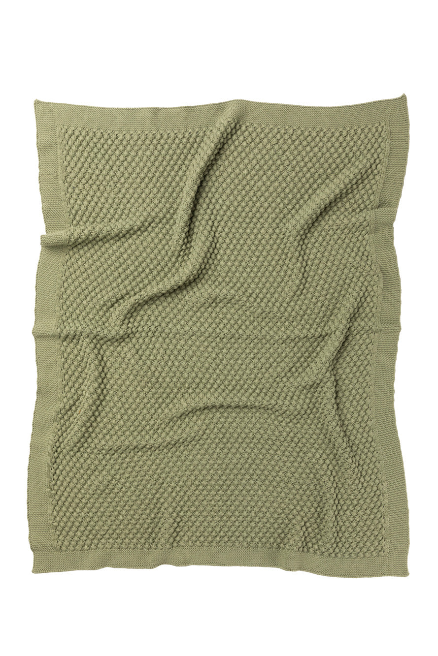 Mini Popcorn Baby Blanket - Tea