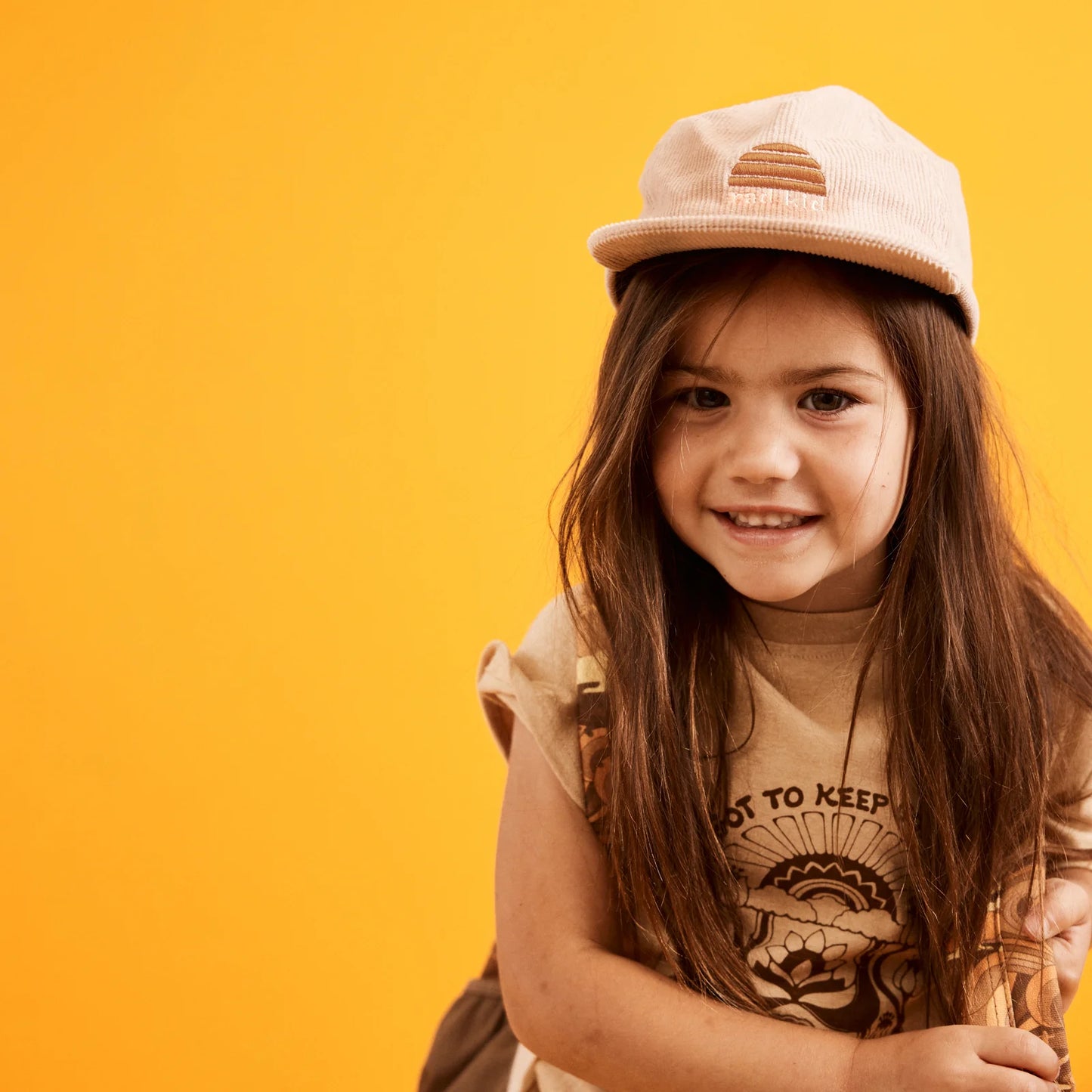 Rad Kid Cord Cap - Mauve