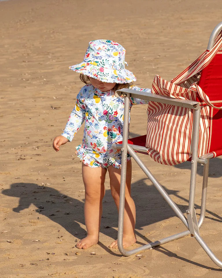 Addison Print LS Sunsuit