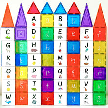 Load image into Gallery viewer, Magnetic Tile Toppers - Alphabet Upper Case Pack (40pc)
