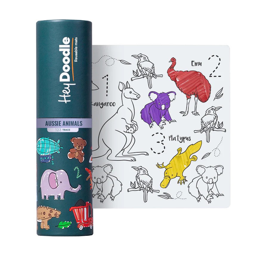Reusable Mini Mat - Aussie Animals