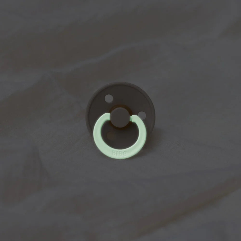 BIBS Dummies - Glow Baby Blue (Set of 2)