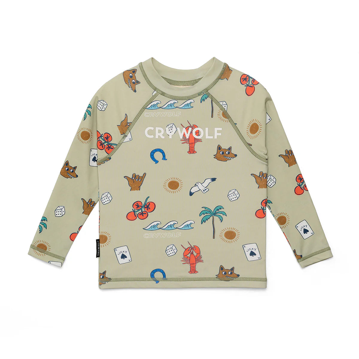 Baby Rash Vest - Lucky Days Sage