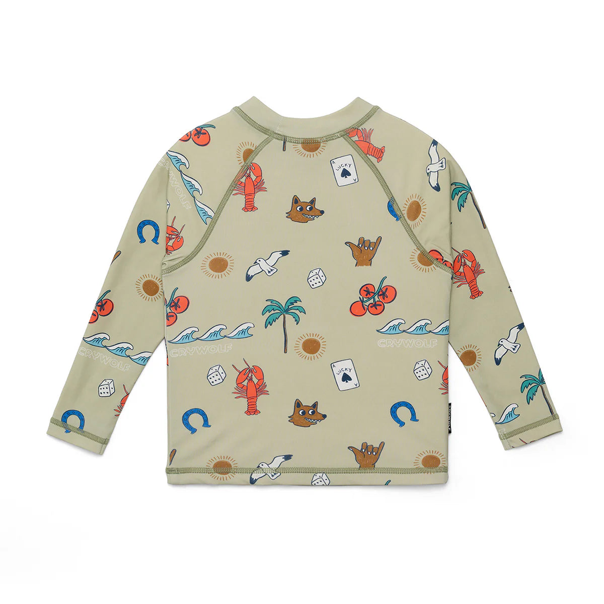 Baby Rash Vest - Lucky Days Sage