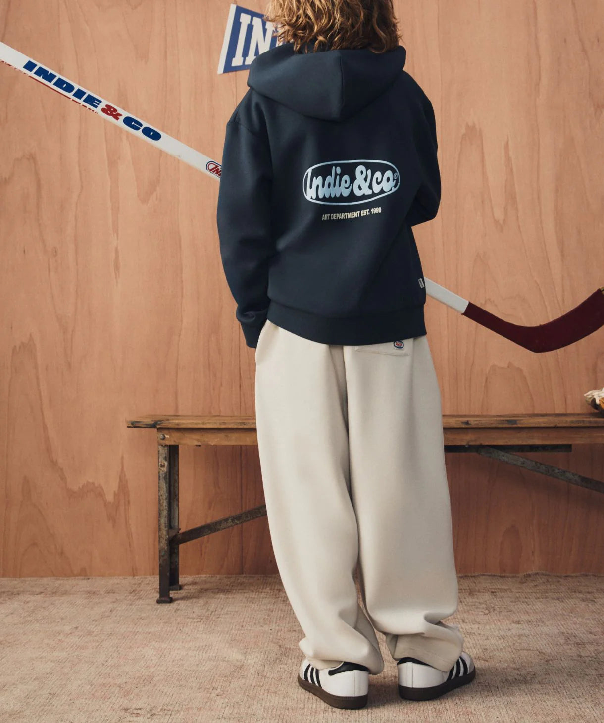 The Recline Baggy Trackpant - Sand