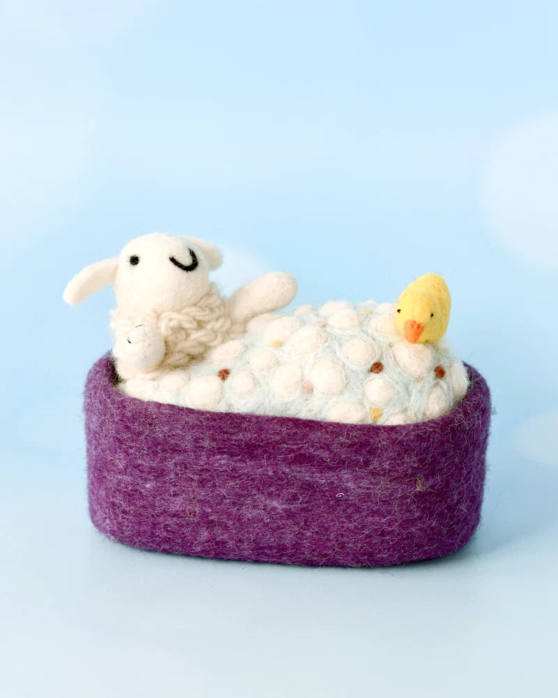 Where Is The Green Sheep? - Bath Sheep Play Set