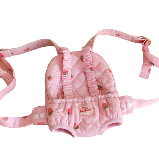 Tiny Harlow Baby Doll Wearer – Strawberry picnic