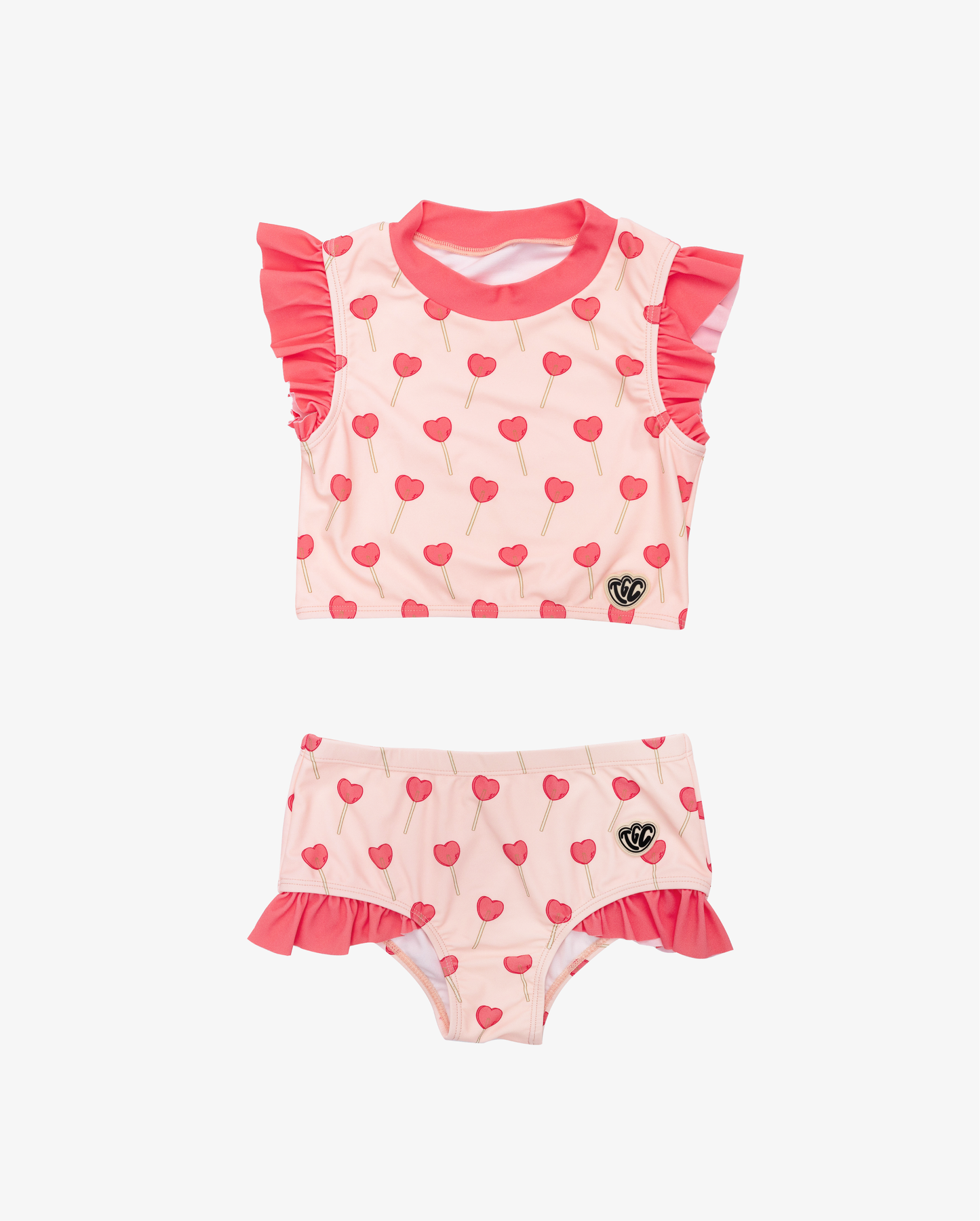 Lollipop Crop Bikini Set