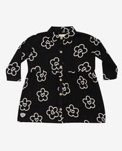 Load image into Gallery viewer, Black Flower Heart Shirt Dress
