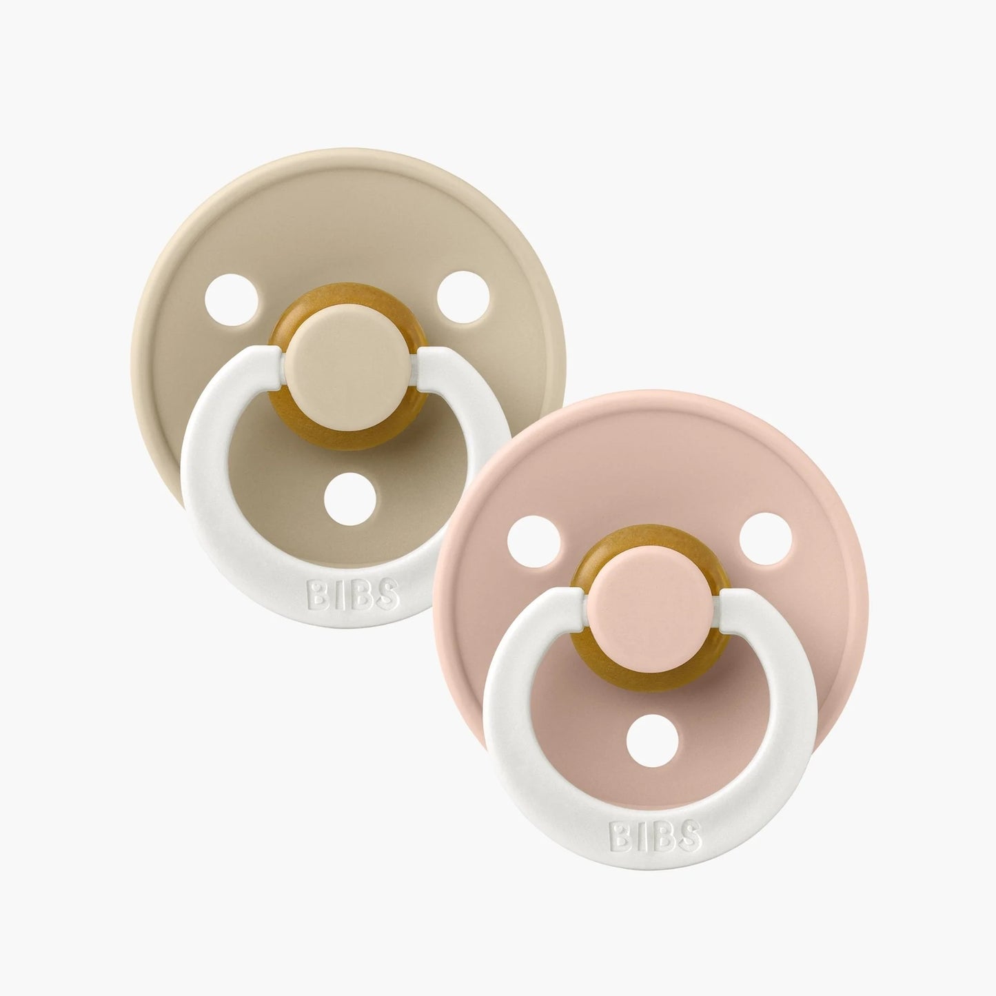 BIBS Dummies - Glow Blush/Vanilla (Set of 2)