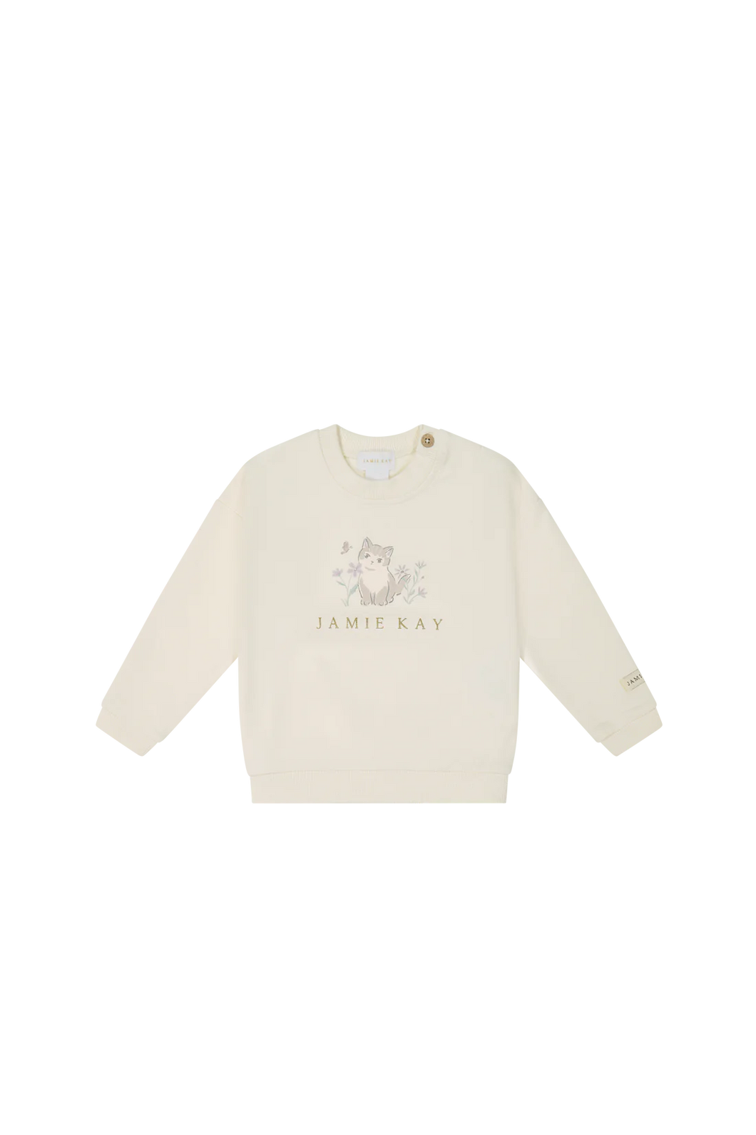 Organic Cotton Bobbie Sweatshirt - Parchment