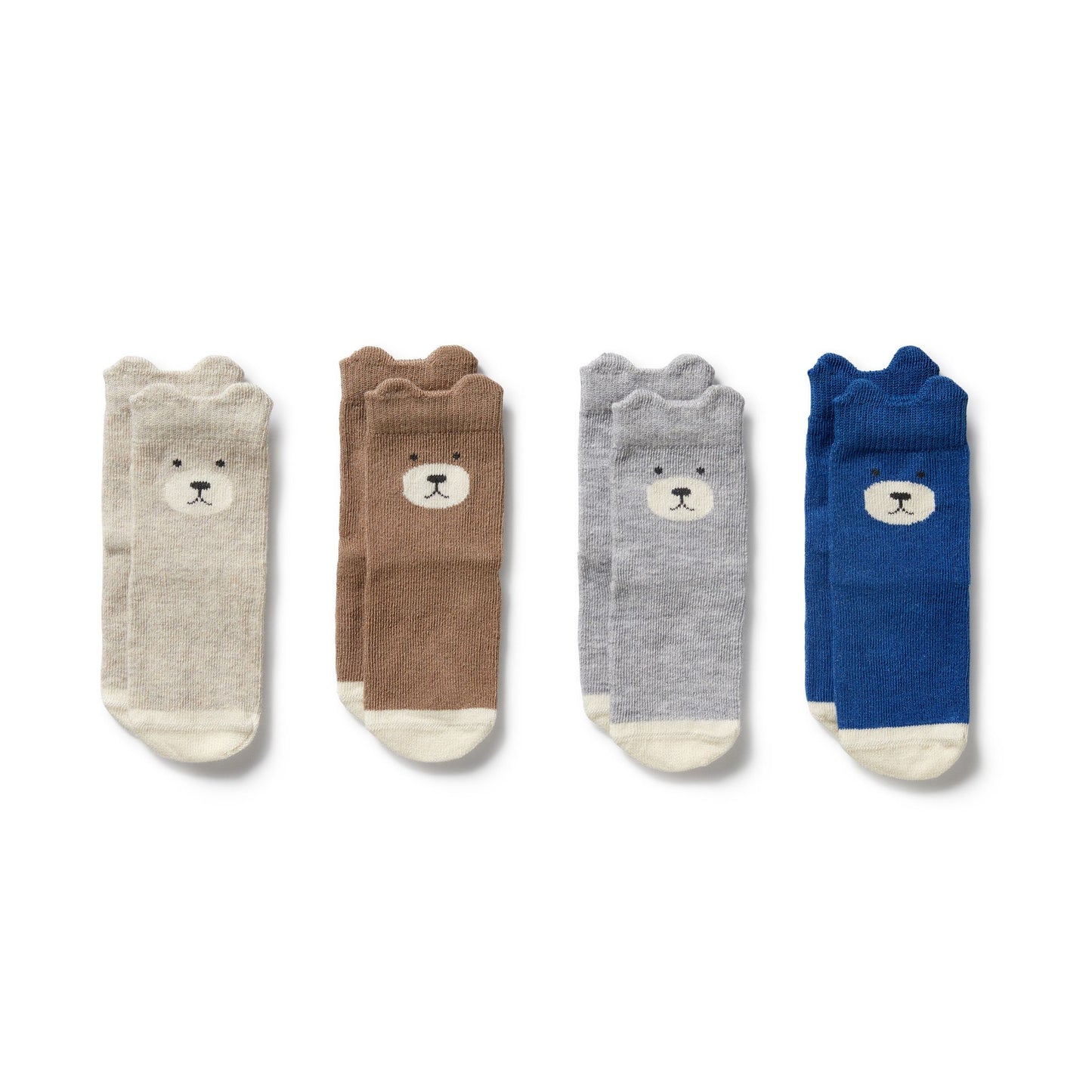 Boys Organic 4 Pack Baby Socks