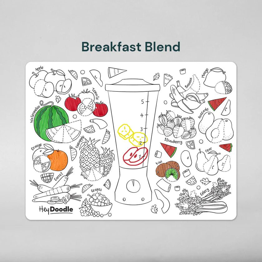 Reusable Silicone Mat - Breakfast Blend
