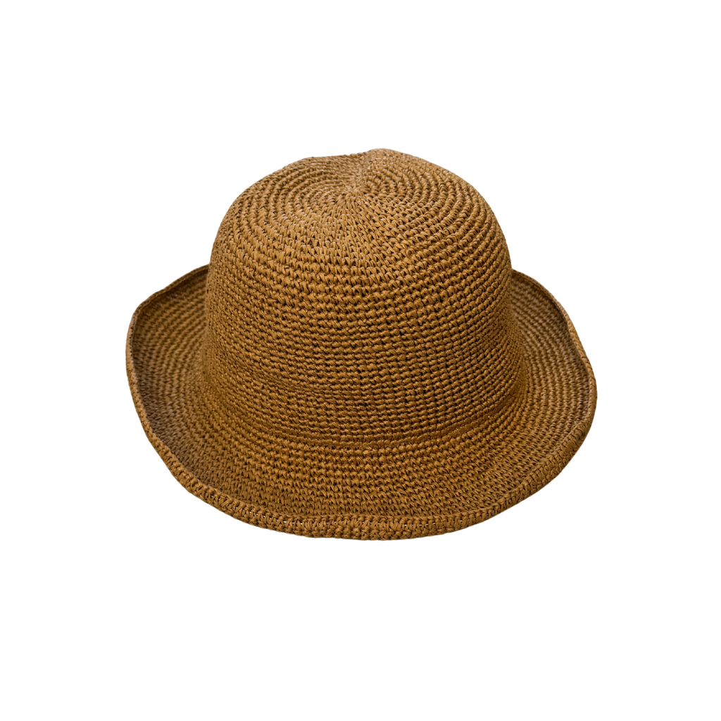 Crochet Adjustable Hat - Natural