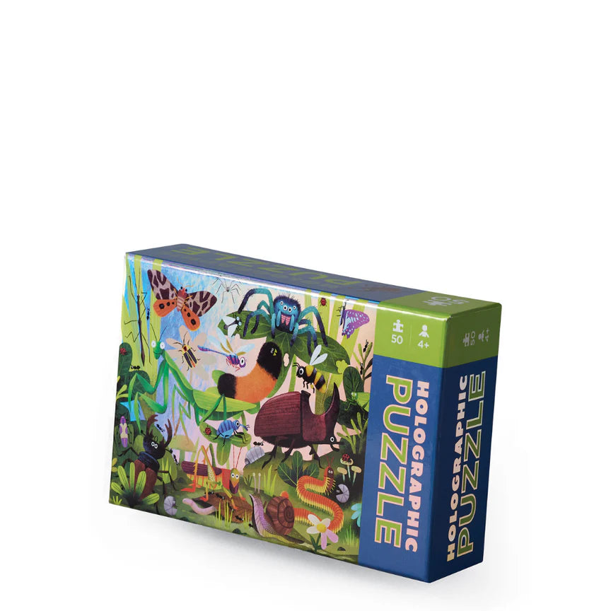 Holographic Puzzle (50pc) - Backyard Bugs
