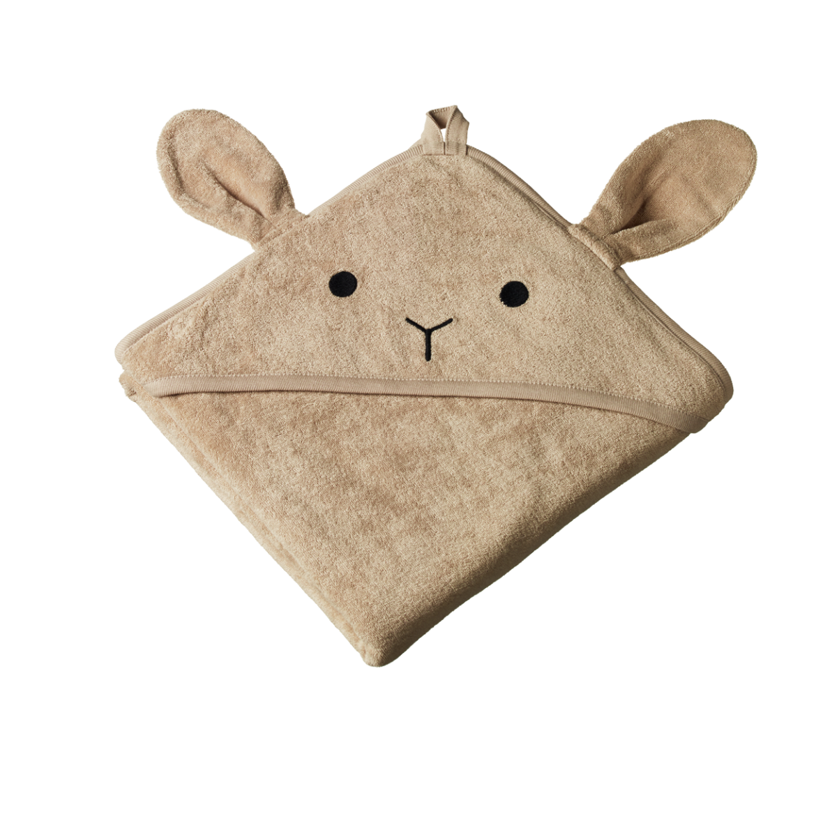 Bunny Hooded Towel - Nougat