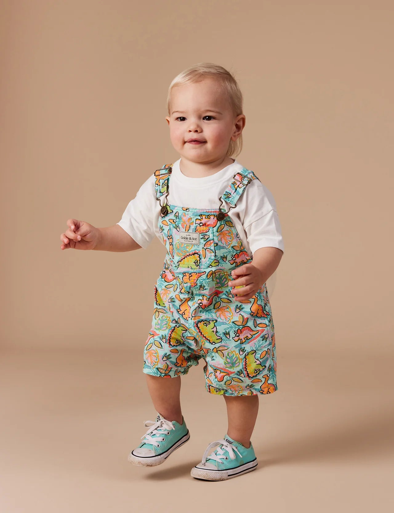 Burton Dino Jungle Denim Overalls
