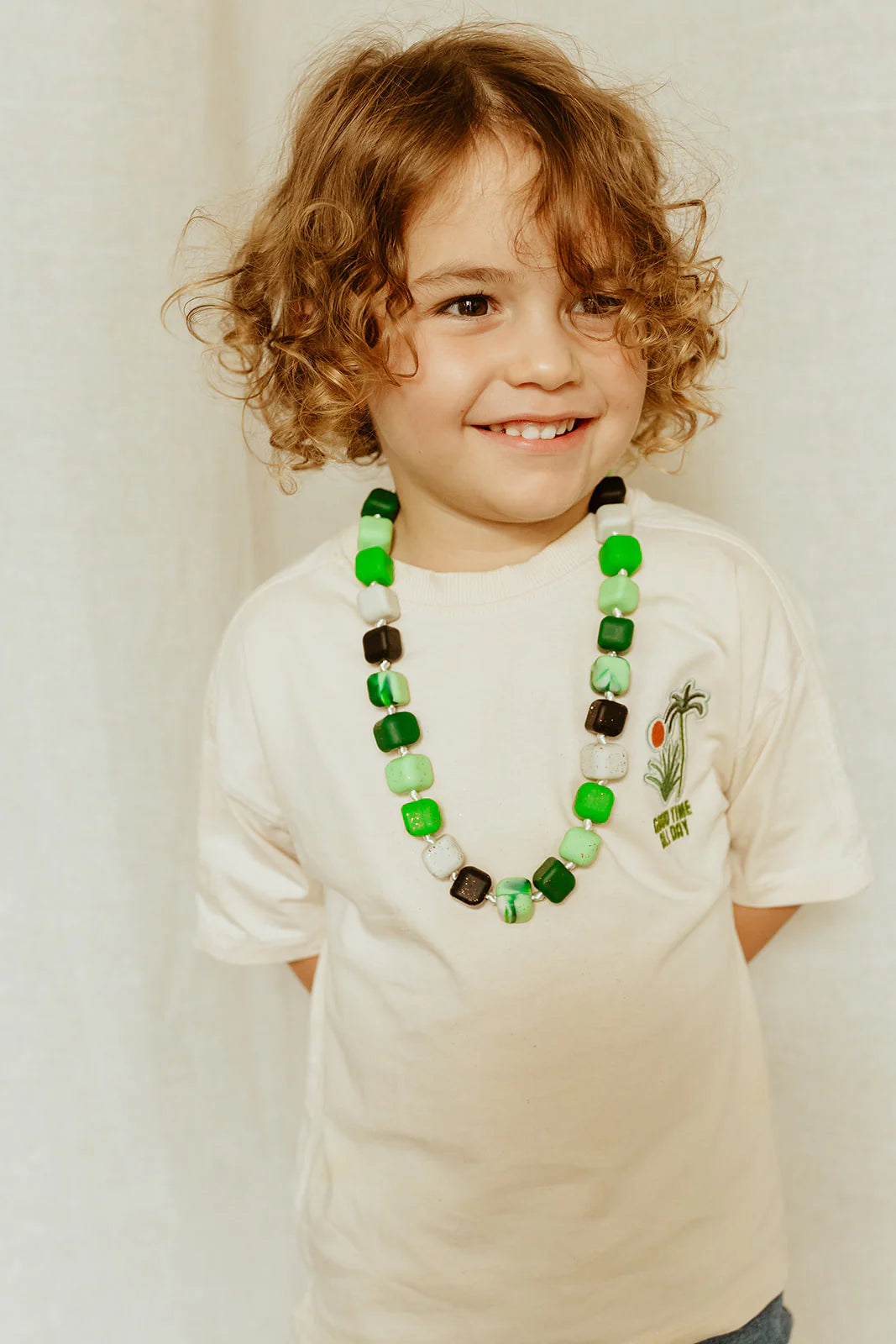 Princess & the Pea Necklace - Camo