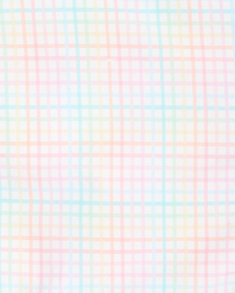 Candy Blossom Check Bodysuit