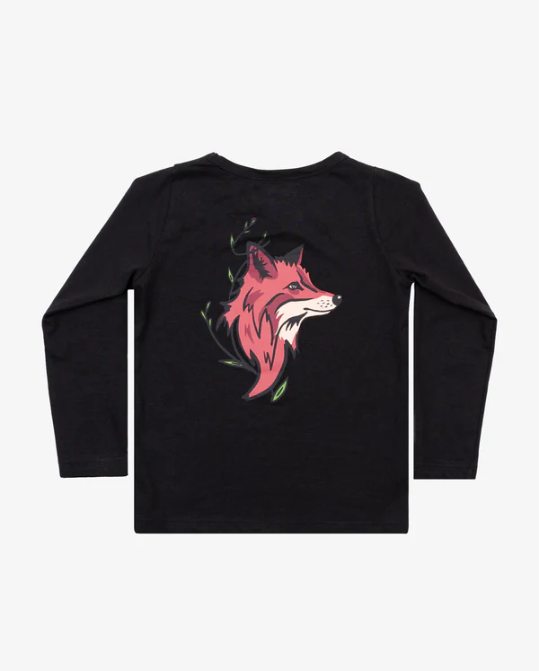 Charcoal Fox LS Tee