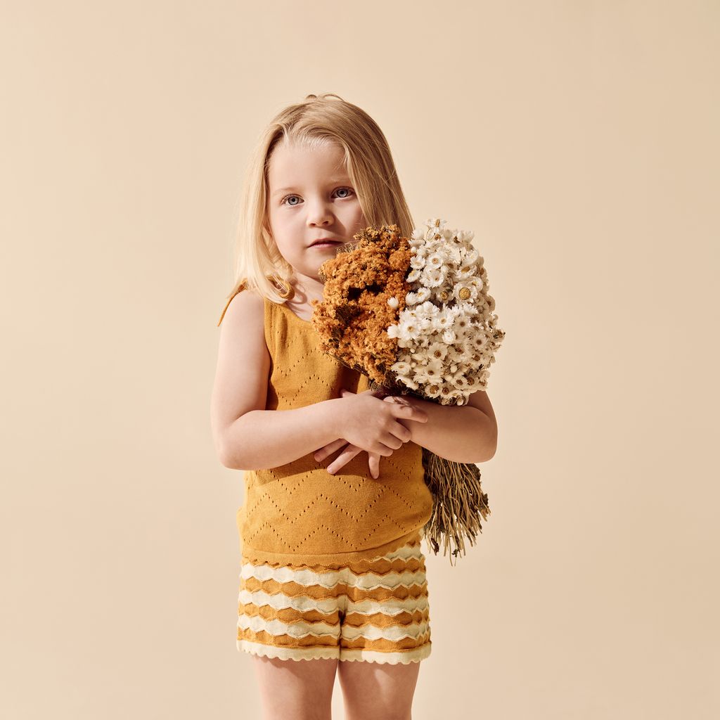 Marmalade Organic Knitted Chevron Set