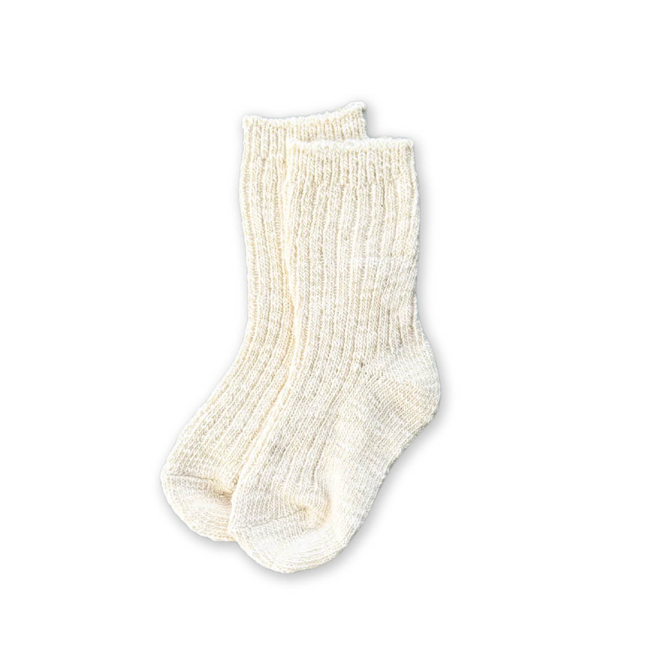 Chunky Rib Sock - Milk