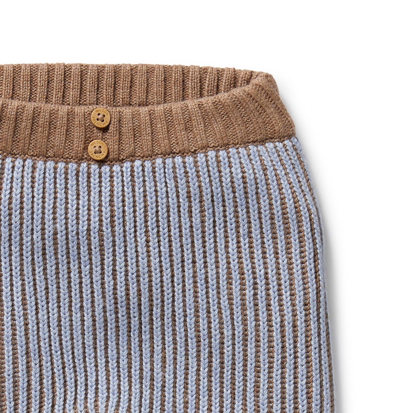 Coco Blue Speckle Organic Knitted Legging