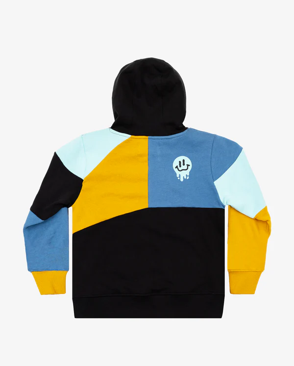 Colour Block Harlequin Hood