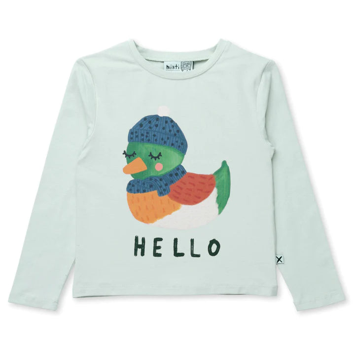 Cosy Duck Tee - Light Green
