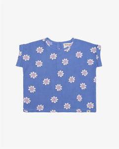 Blue Daisy On Repeat Relaxed Top