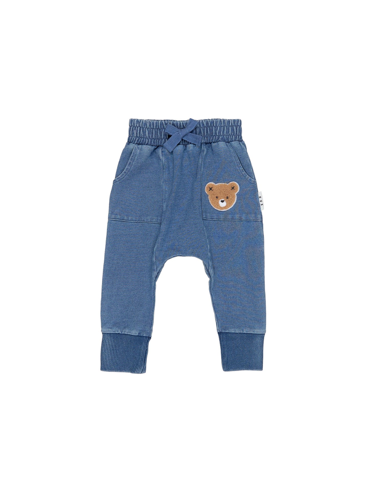 Huxbear Knit Denim Drop Crotch Pant
