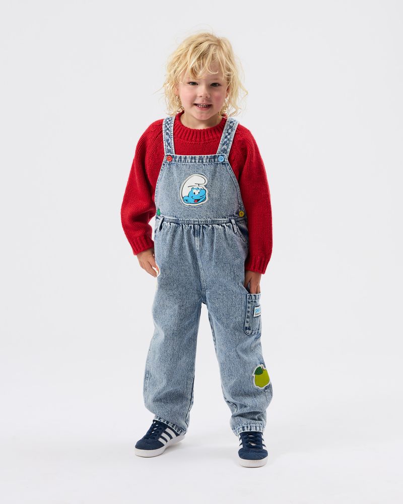 The Smurfs Patch Austin Overalls