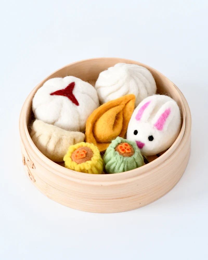 Felt Dim Sum Yum Cha Play Food Set