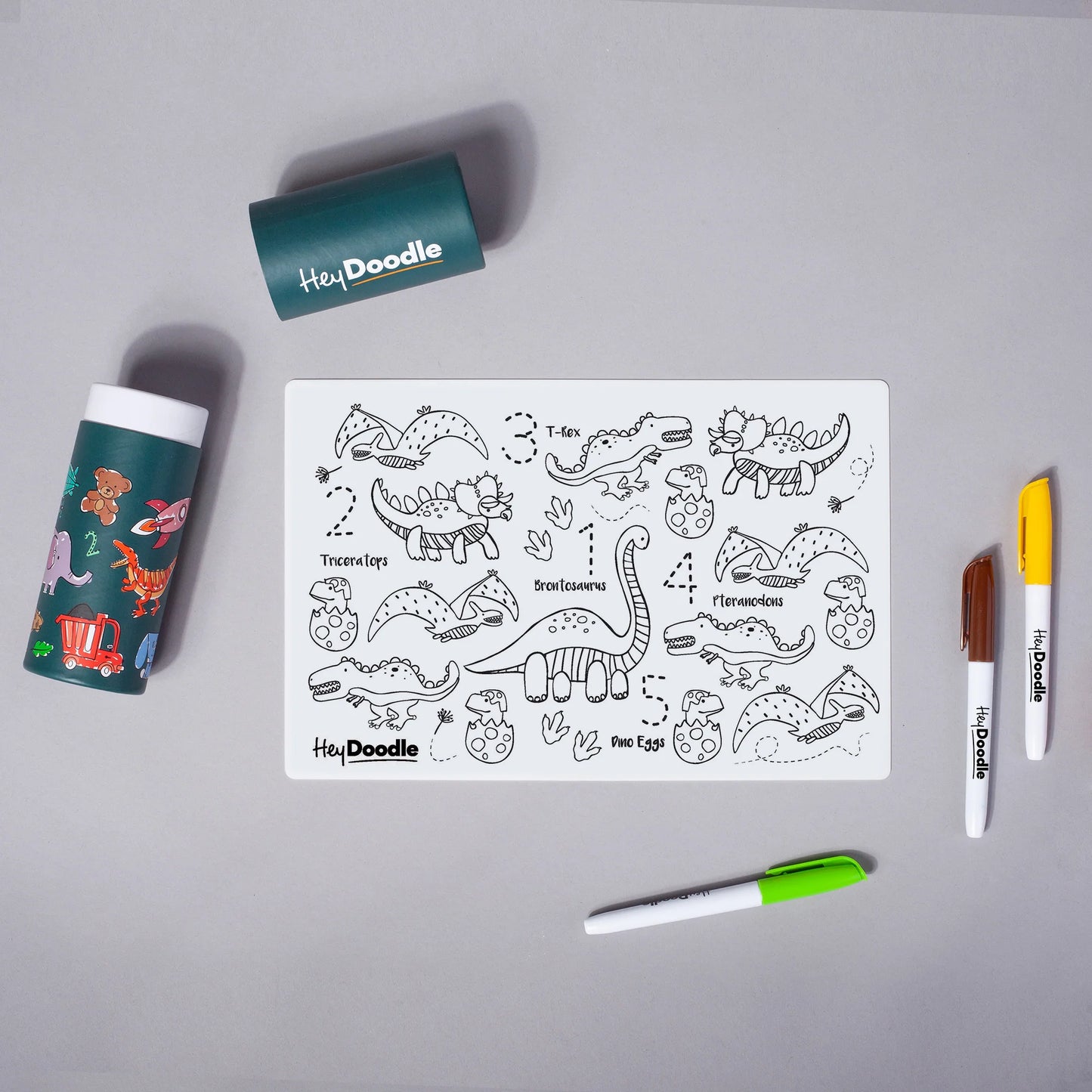 Reusable Mini Mat - Dino Roar