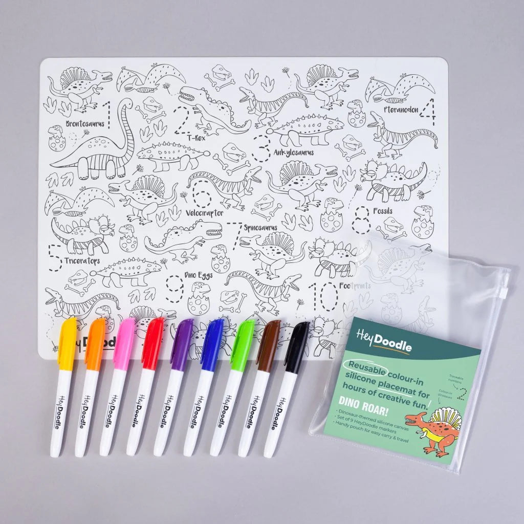 Reusable Silicone Mat - DinoRoar