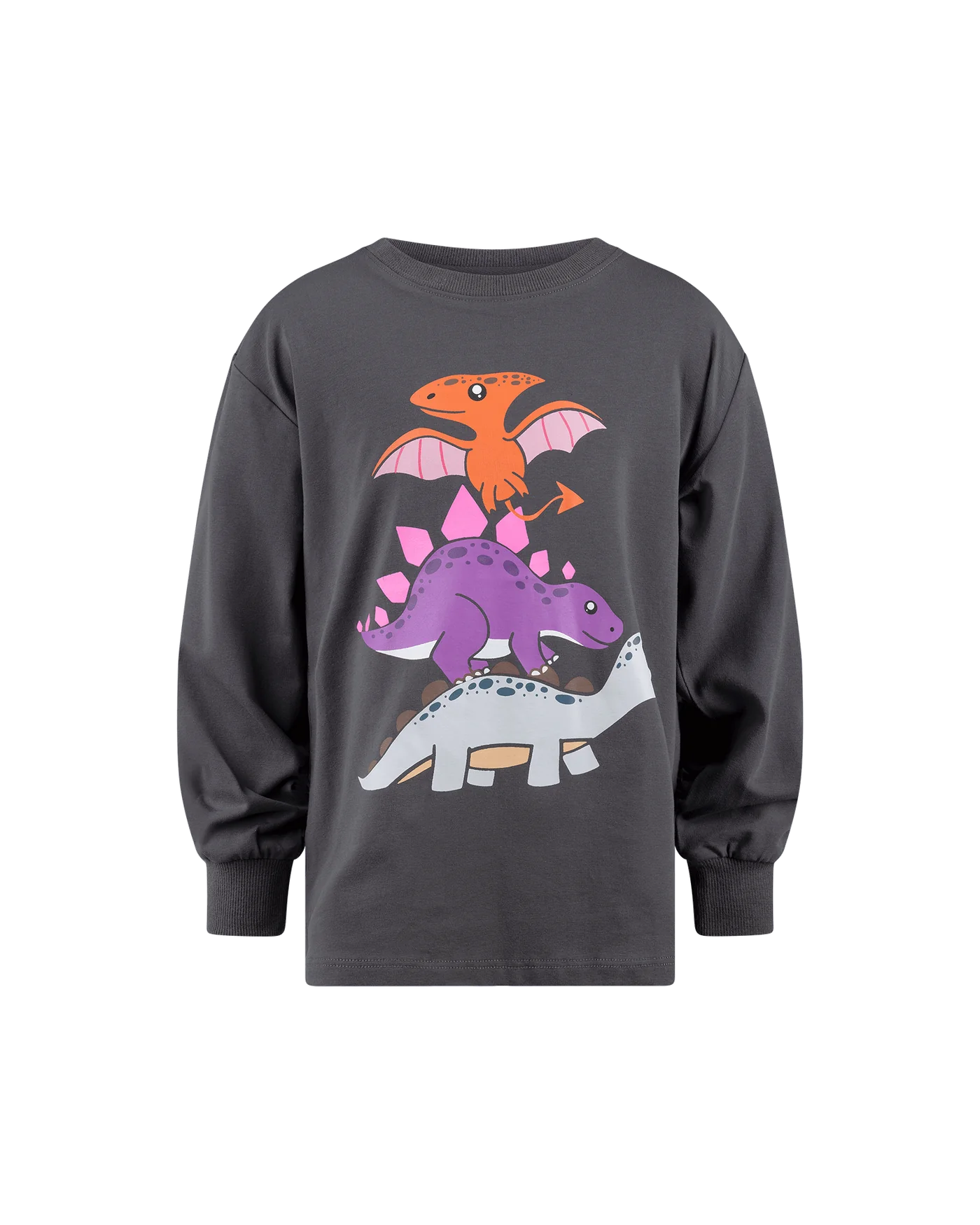 Dino Stack Long Sleeve T-Shirt