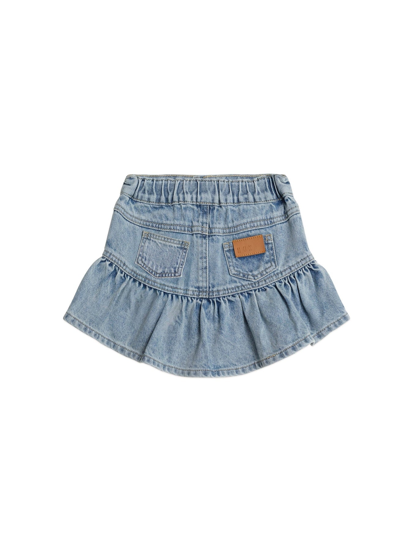 Dreamy Denim Frilly Skirt
