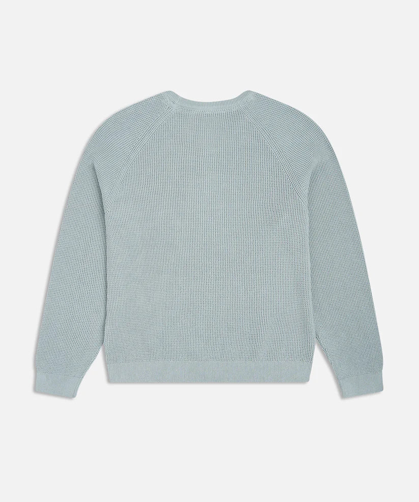 The Summit Raglan Knit - Duck Egg