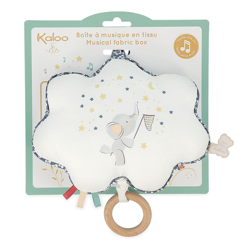 Musical Fabric Box - Elephant