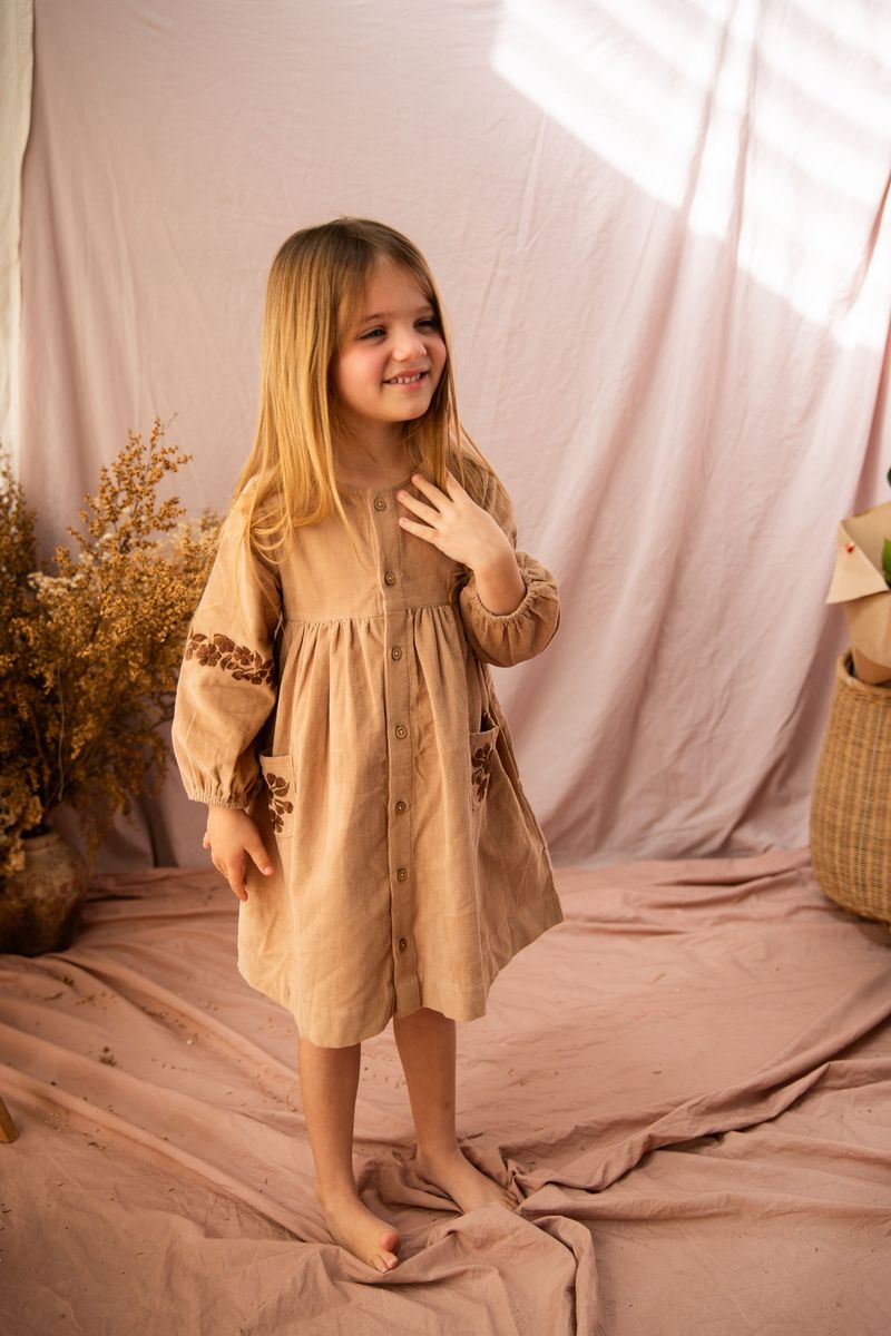 Emmy Dress - Caramel Slice