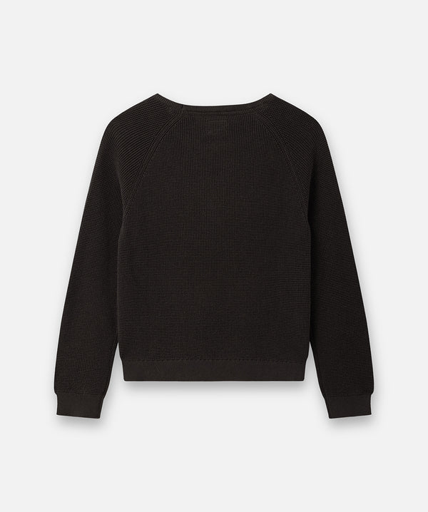 The Summit Raglan Knit - Espresso