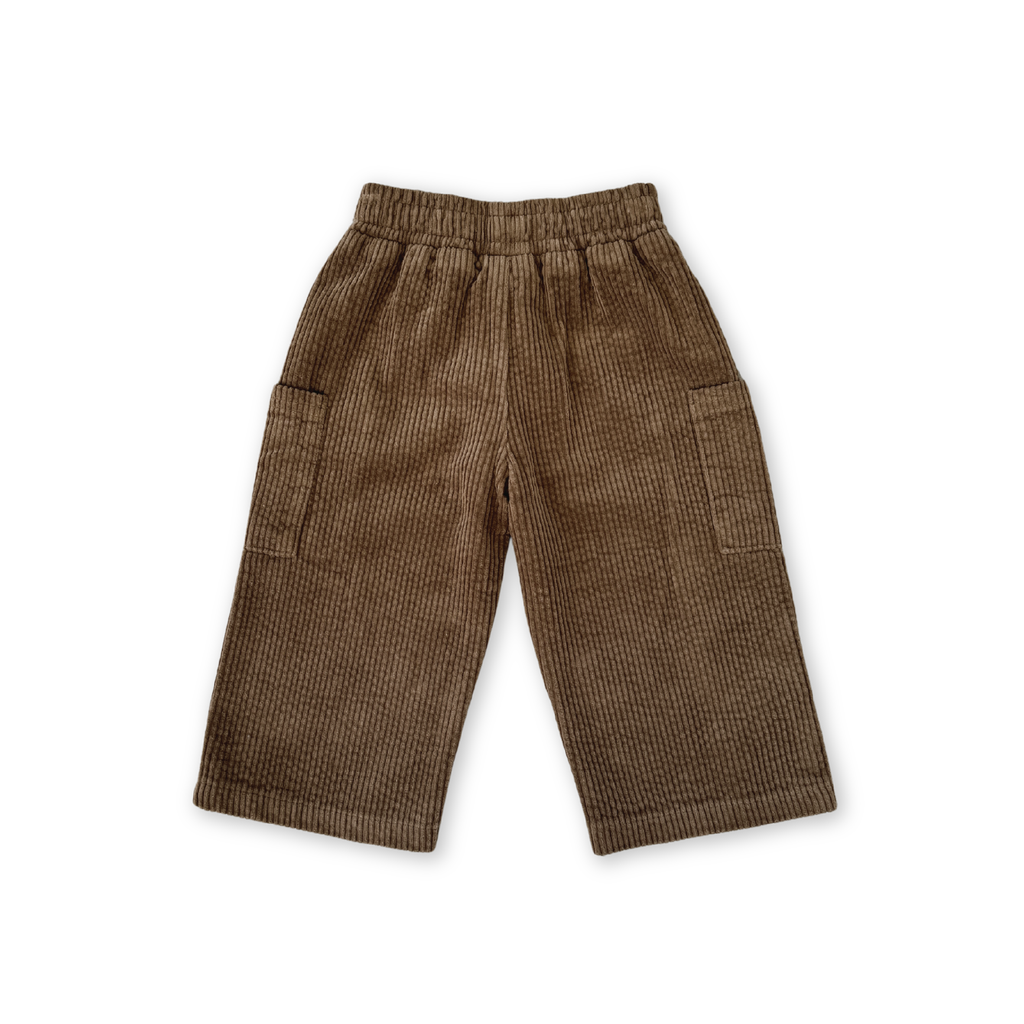 Organic Cord Pocket Pant - Espresso