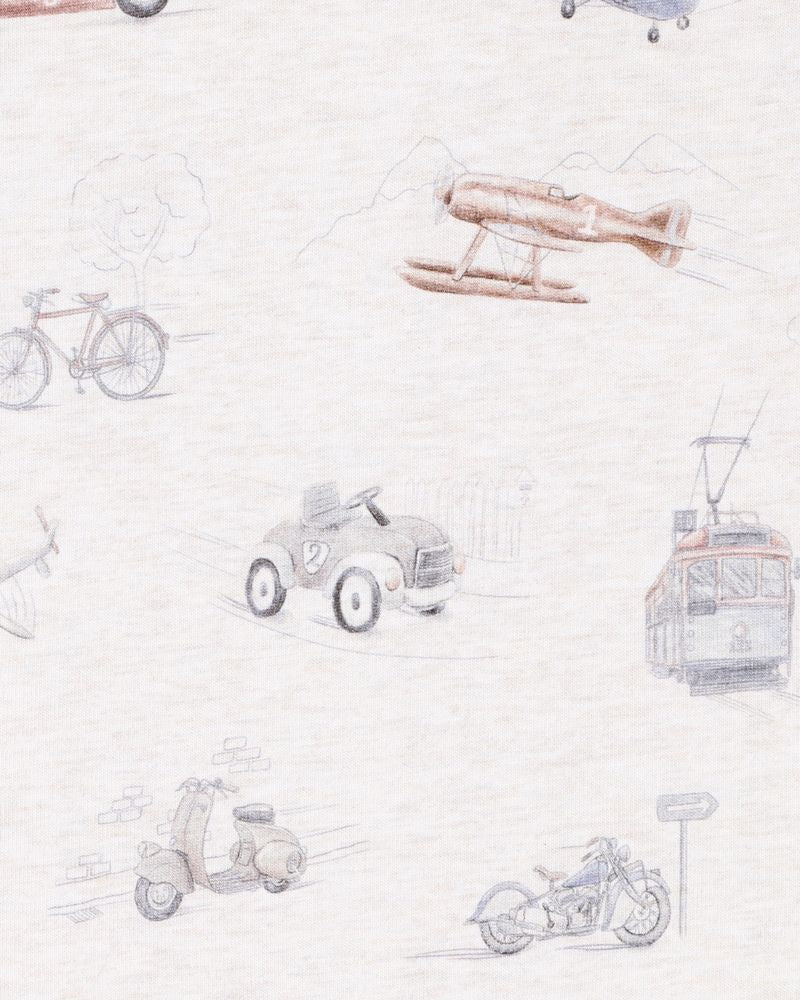 Finley Print SS ZIp Romper