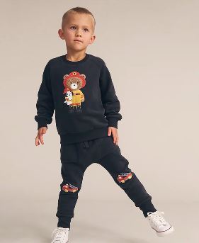 Fire Truck Drop Crotch Pant