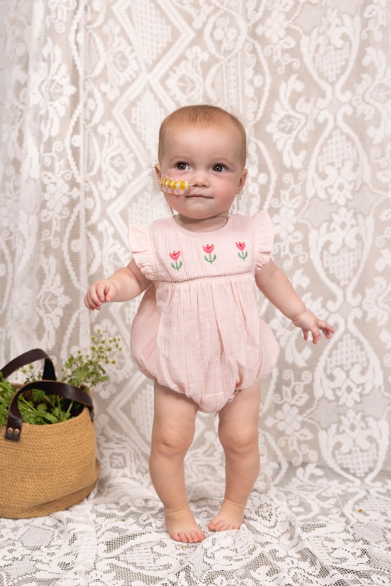 Flee Playsuit - Pink