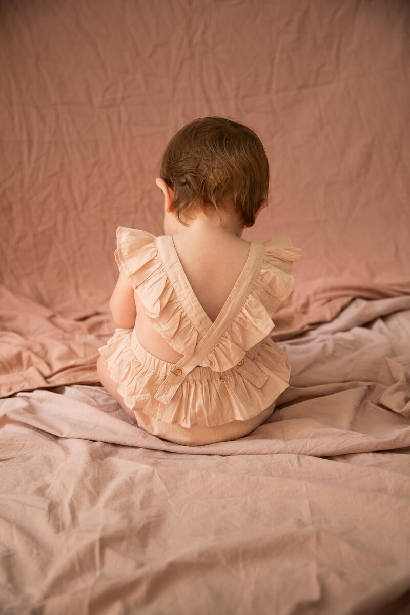 Florence Romper - Almond